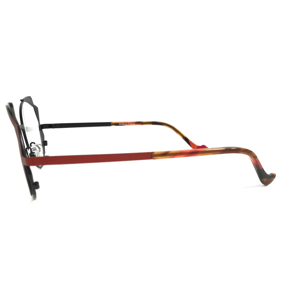 BOZ Eyeglasses Frames OSTINE 0068 Black Red Matte Cat Eye Full Rim 54-16-140
